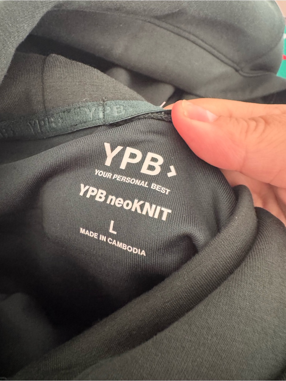 Abercrombie & Fitch YPB neoKNIT Hoodie Green Size Large Soft - Picture 8 of 10